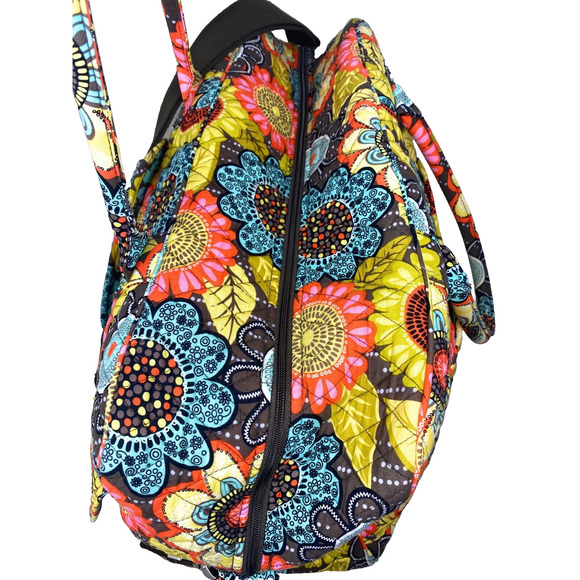 Vera Bradley Flower Shower Travel Bags Duffle Bag And Purse  Vera Bradley Rio Grand Traveler Travel Bag Flower Shower Extra Large Very Clean
